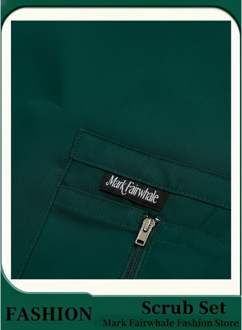 Mark Fairwhale New Minimalist V-Neck Short Sleeved Straight Leg Pants Medical Kit - Image 4