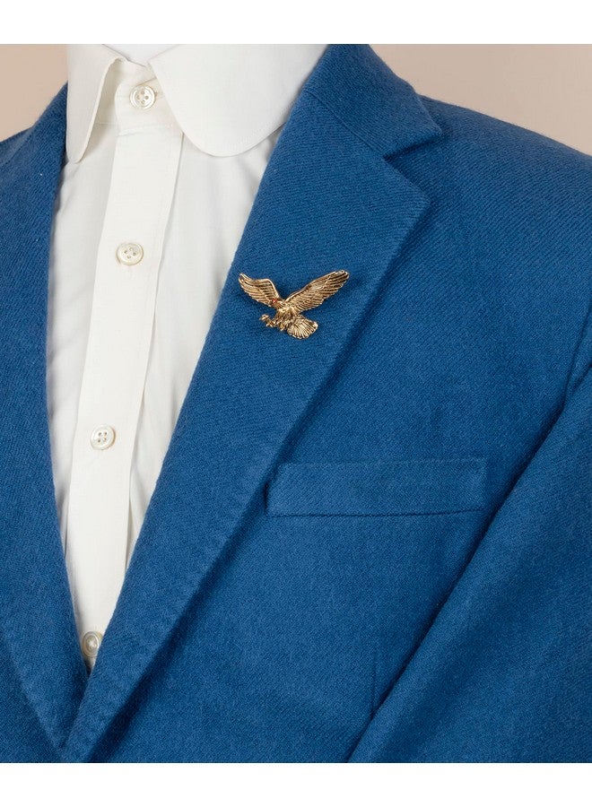 Knighthood Knighthood Red Eye Flying Eagle Brooch, Suit Stud, Shirt Studs, Lapel Pin Accessories for Men Women - Image 2