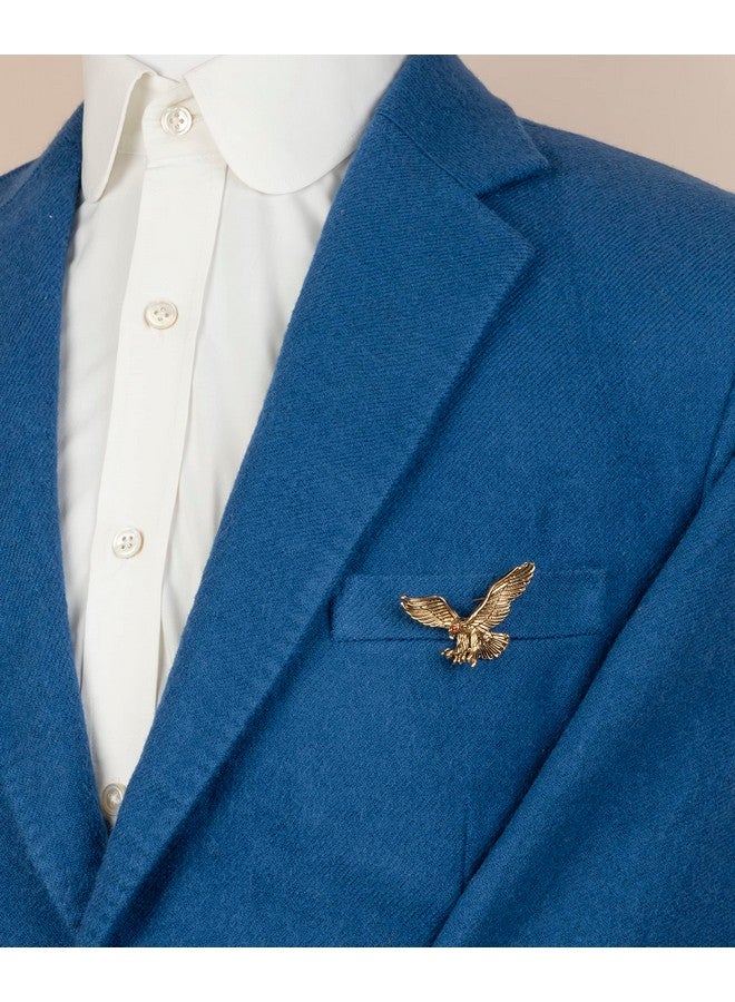 Knighthood Knighthood Red Eye Flying Eagle Brooch, Suit Stud, Shirt Studs, Lapel Pin Accessories for Men Women - Image 3