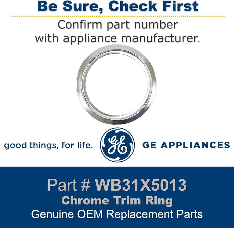 GE Appliances WB31X5013 Genuine OEM Burner Trim Ring for Ranges - Image 2