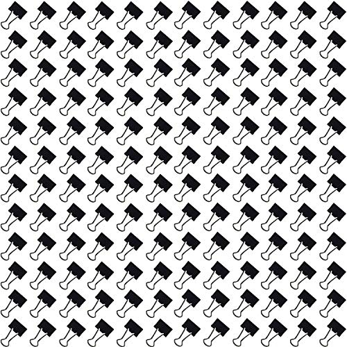 Bambalio Binder Clips 15mm Black Set of 144 Pieces - Image 1