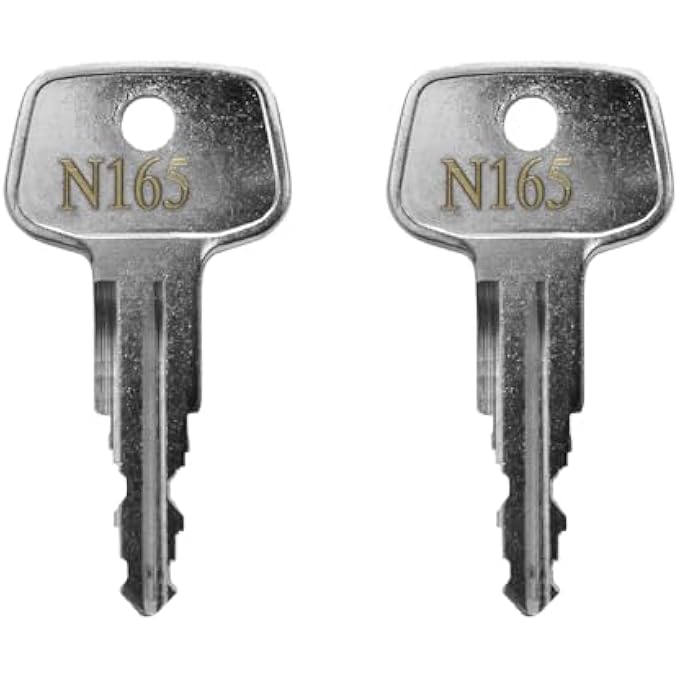 rayihni N165 Errebi Key Replacement for Yakima and Thule Ski,Roof,Cargo Box,Crossbars and Carrier Racks-Codes N165[2 Pack] - Image 3
