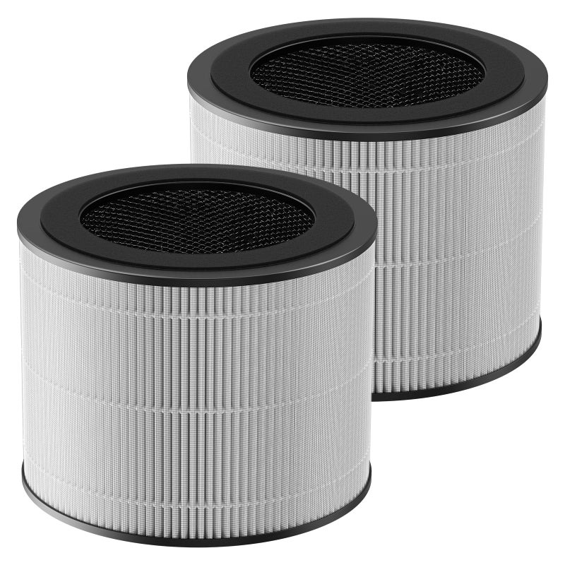 DRHAP002 Replacement Filter Compatible with Dreo Macro Pro Macro Pro S DRHAP002 Air Purifier with 3Stage Deep Filtration Ultra Fine Prefilter HighEfficiency Activated Carbon Filter