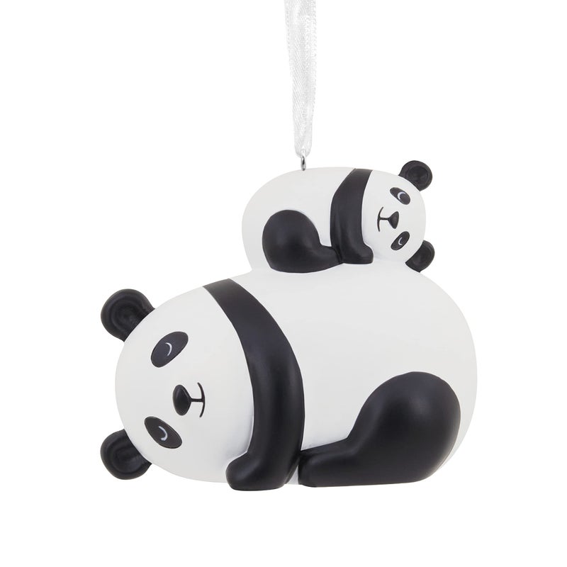 Hallmark Parent and Child Pandas Christmas Ornament - Image 1