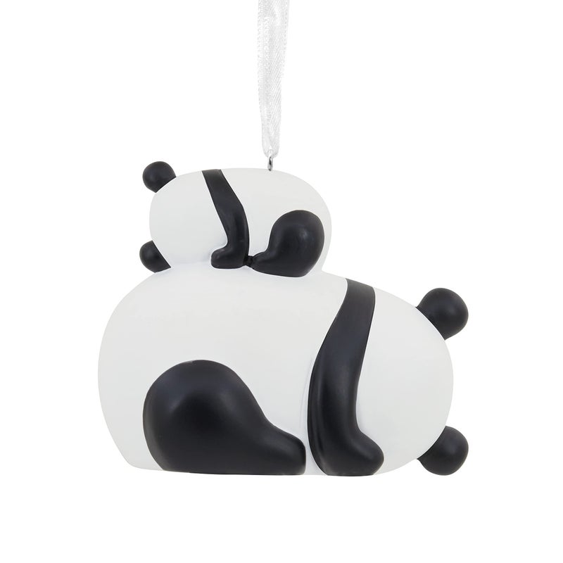 Hallmark Parent and Child Pandas Christmas Ornament - Image 2