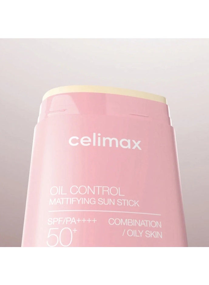 Celimax Oil Control Mattifying Sun Stick 19g – SPF Protection for Oily & Combination Skin - Image 3