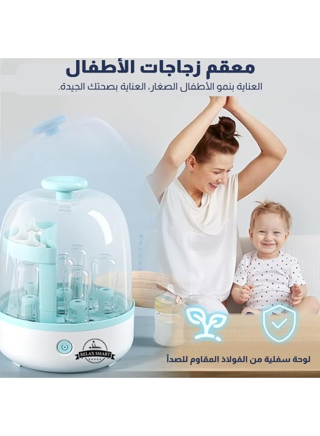 Relax Smart Electric Steam Sterilizer for Baby Bottles, Pacifiers & Breast Pump Parts – Large Capacity, Fast & Efficient Sterilization for Newborn Essentials - Image 5