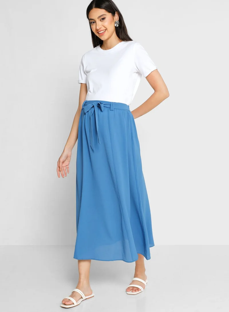 Only Maternity Bow Detail Maxi Skirt