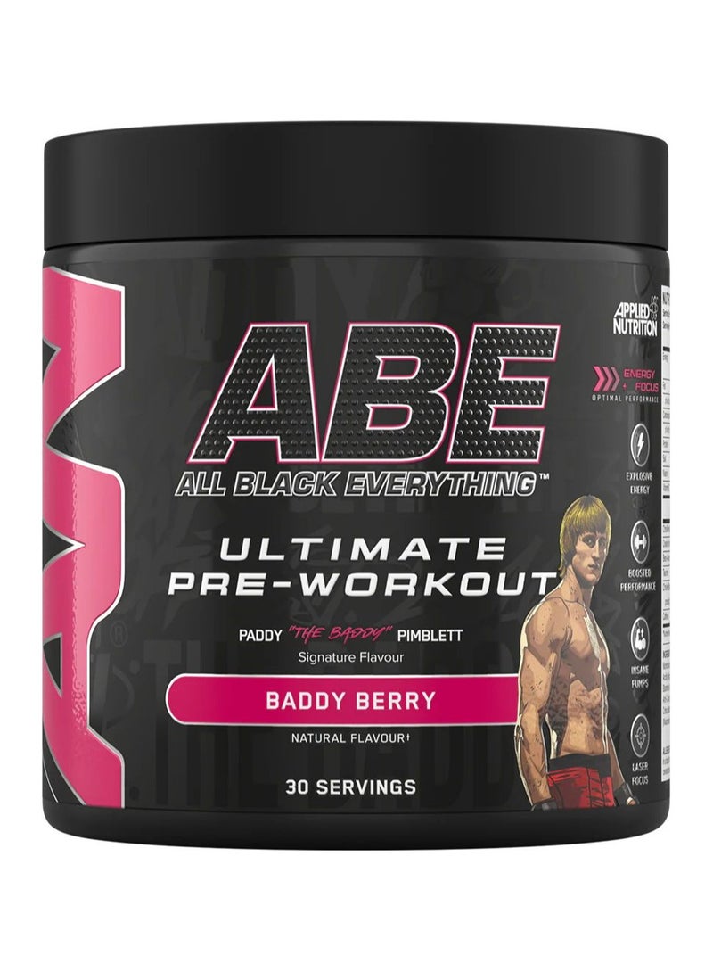 أبلايد نيوتريشن مشروب آبي ألتيميت قبل التمرين بنكهة التوت البري - ٣٧٥ غرام (٣٠ حصة) - Image 1