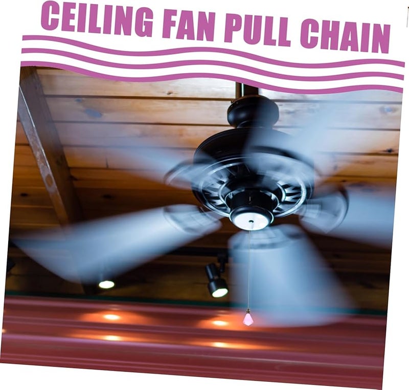 Artibetter 5 Pack Beaded Ceiling Fan Pull Chain Decorative Extension For Home Decor - Image 5
