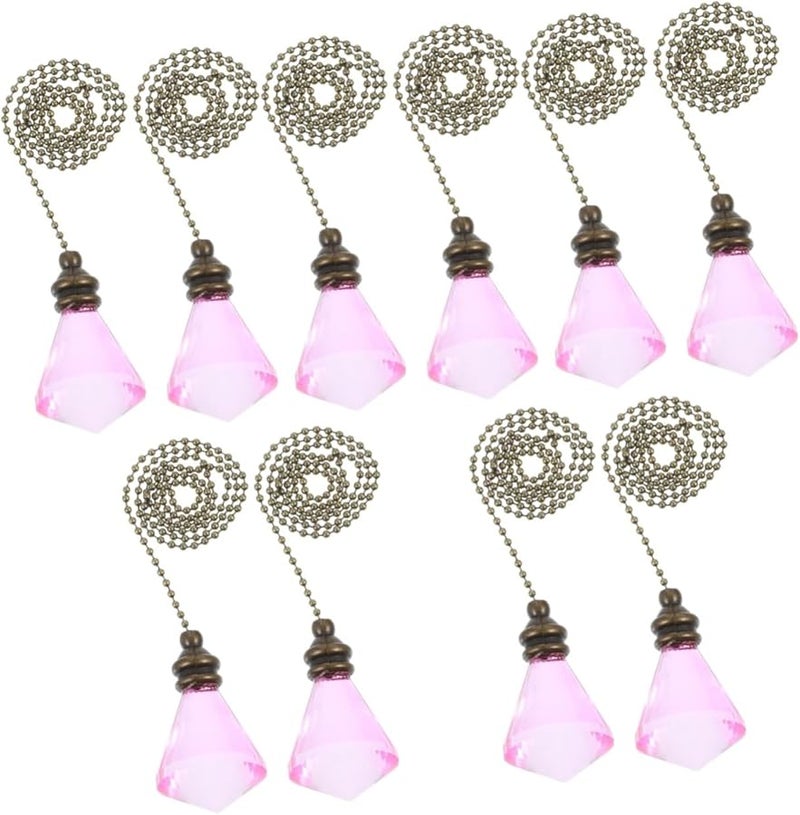 Artibetter 5 Pack Beaded Ceiling Fan Pull Chain Decorative Extension For Home Decor - Image 2
