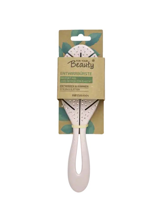 ROSSMANN German Brand, FOR YOUR Beauty Detangling Brush , Suitable for All Hair Lengths, Hair brush made in Germany - Image 4