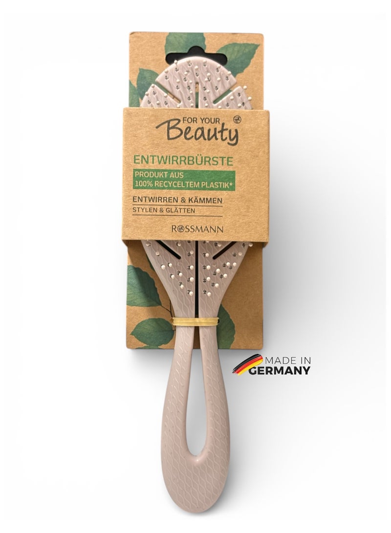 ROSSMANN German Brand, FOR YOUR Beauty Detangling Brush , Suitable for All Hair Lengths, Hair brush made in Germany - Image 1