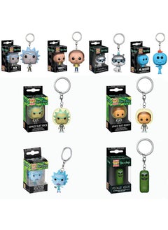 Y&D Rick Key Chain Morty Key Chain Rick Morty Around Rick Morty Pendant-Space Suit Rick Keychain  - Image 2