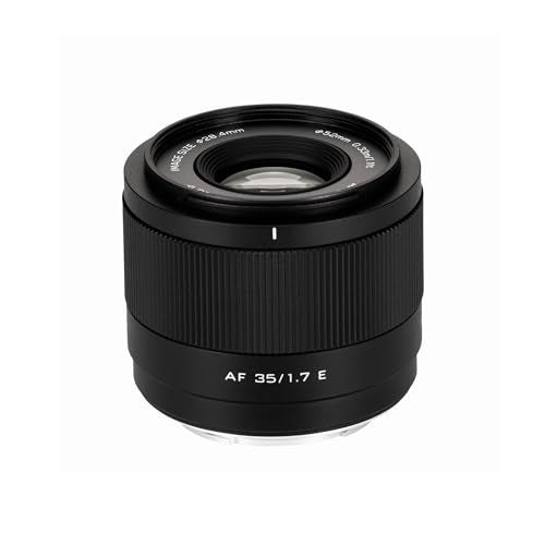 VILTROX عدسة فيلتروكس 35 مم F1.7 E، عدسة 35 مم f/1.7 للتركيب E من سوني، عدسة بؤرية تلقائية التركيز متوافقة مع كاميرات E-Mount بدون مرآة ZV-E10 II EV10 a6700 a6600 a6400 a7c ii a7rv a7iii - Image 4