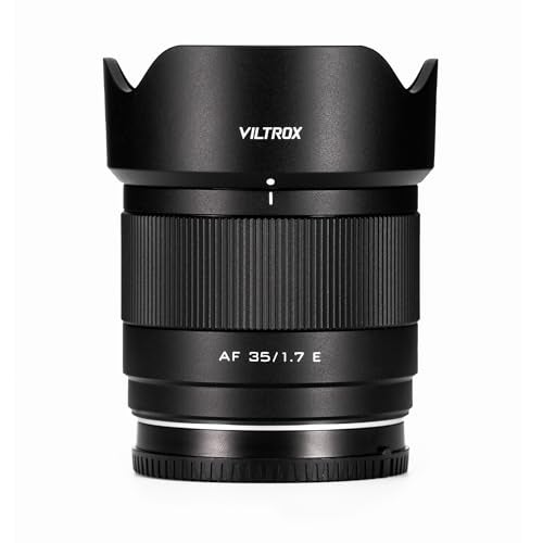 VILTROX عدسة فيلتروكس 35 مم F1.7 E، عدسة 35 مم f/1.7 للتركيب E من سوني، عدسة بؤرية تلقائية التركيز متوافقة مع كاميرات E-Mount بدون مرآة ZV-E10 II EV10 a6700 a6600 a6400 a7c ii a7rv a7iii - Image 1