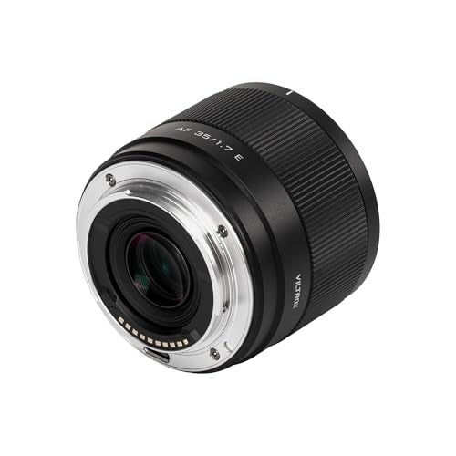 VILTROX عدسة فيلتروكس 35 مم F1.7 E، عدسة 35 مم f/1.7 للتركيب E من سوني، عدسة بؤرية تلقائية التركيز متوافقة مع كاميرات E-Mount بدون مرآة ZV-E10 II EV10 a6700 a6600 a6400 a7c ii a7rv a7iii - Image 3