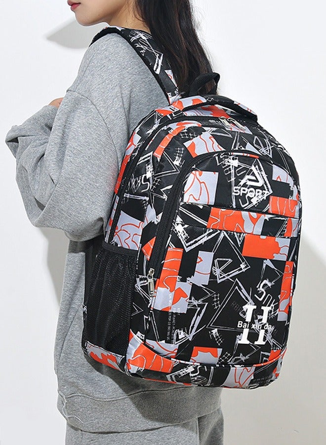 جوي شيك حقيبة ظهر أكسفورد للسفر والأعمال، حقيبة كتب قابلة للتنفس ومقاومة للماء، حقيبة ظهر كبيرة الحجم للطلاب المتوسطين والثانويين، متعددة الألوان - Image 4