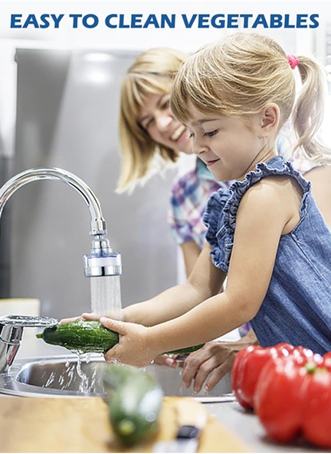 Sink Filter Bathroom Water Filtration Cartridge with 2 pcs PP Cotton Filtration for Kitchen Tap Filter Removable Sink Faucet Filter Cartridge Element for Home Kitchen Bathroom