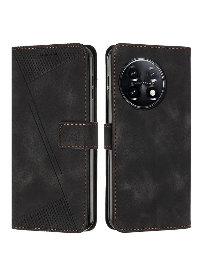 اس-توب جراب لهاتف OnePlus 11 Dream Triangle من الجلد مع حبل - Image 1