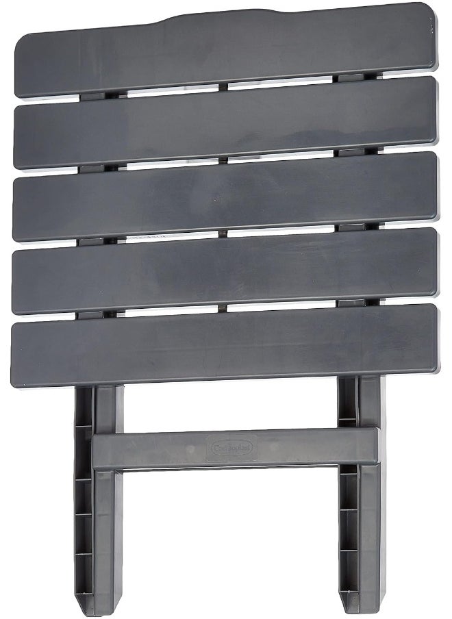 Cosmoplast - Portable Camping Folding Table, Dark Grey - Image 1