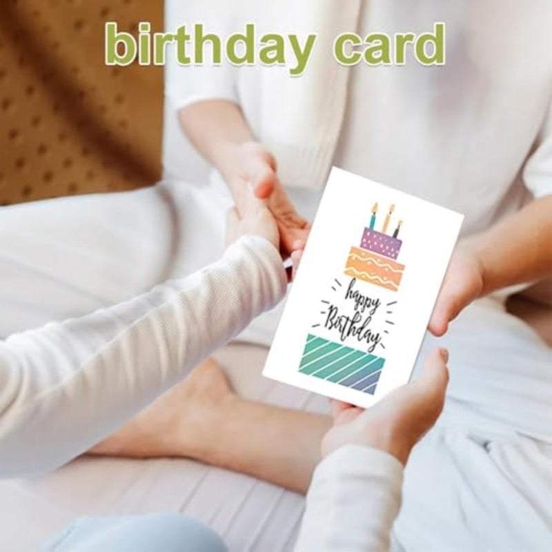 Birthday Cards Multipack - 20PCS Cartoon Card with Envelopes, Blank Happy Greeting DIY Set for Boys and Girls, Fun and Colorful Kid Greetings for Parties and Gifts Multicolor - Image 3