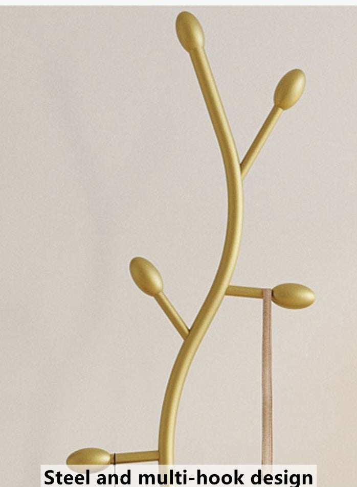 Kutis 1-Piece Metal Coat Rack Clothes Rack Hanger Freestanding Stand Garment Rack Clothes Hanger Organizer With Marble Base 32x175 cm - Image 3