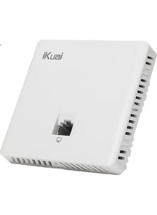 Ikuai Gigabit Router, Wireless Ap Panel, Ac1200, Whole-House Wifi 5 Ac+Ap, Network Signal Amplifier, 86-Type/Socket/Wall-Mounted, Poe Powered, N7 White - Image 3