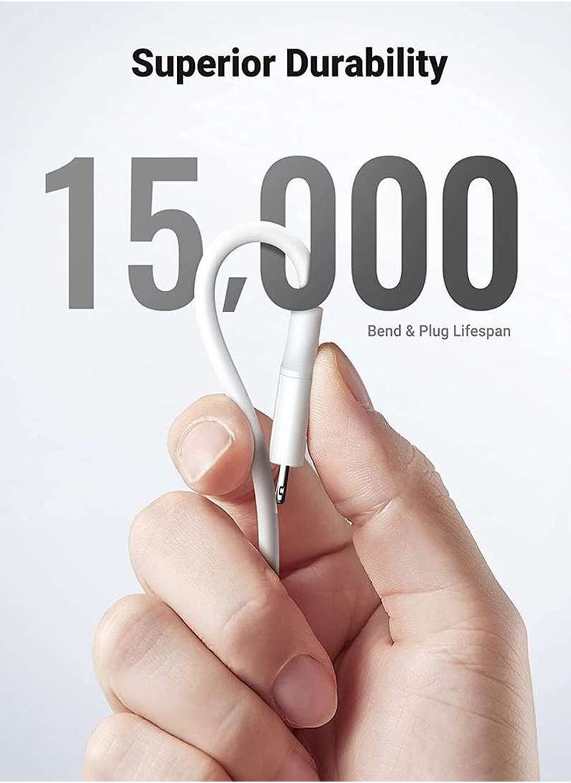 Aspor iPhone Fast Charging Cord Type C to Lightning Cable for iPhone 14/14 Pro /14/ iPhone 13/13 Pro /13 Mini/12/12 Mini/12 Pro/11 Pro/11 Pro Max and More 1M White  - Image 5