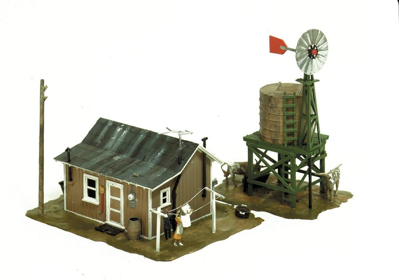 Life-Like Trains HO Scale Western Homestead Building Kit - Image 1