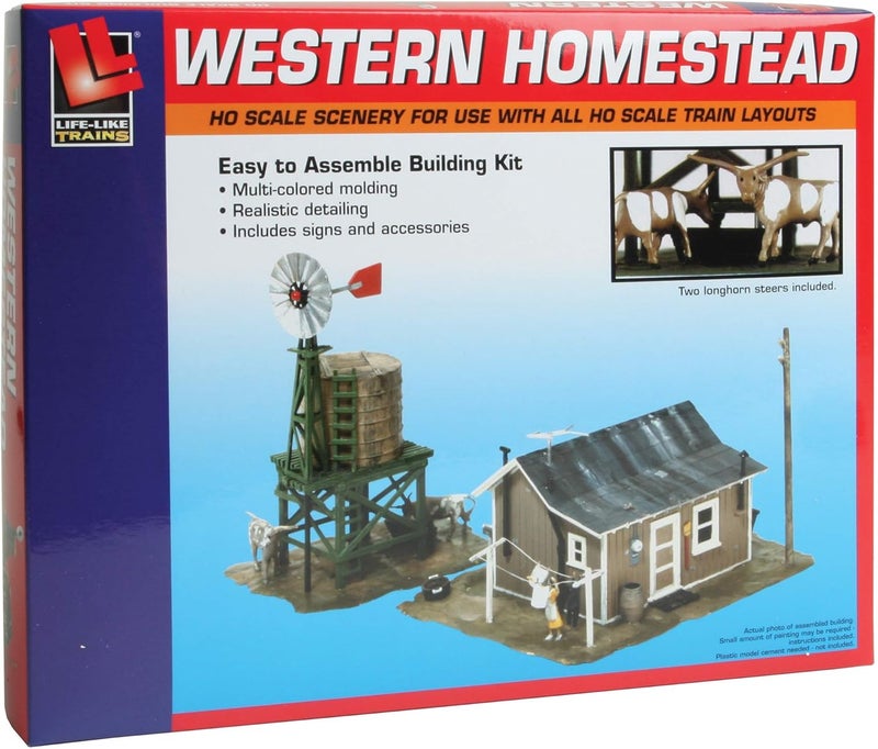 Life-Like Trains HO Scale Western Homestead Building Kit - Image 4