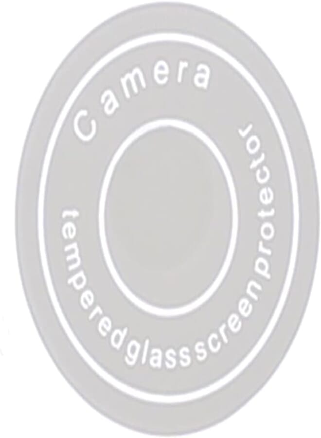 OR Tempered glass camera lens protector for realme 3 pro - transparent