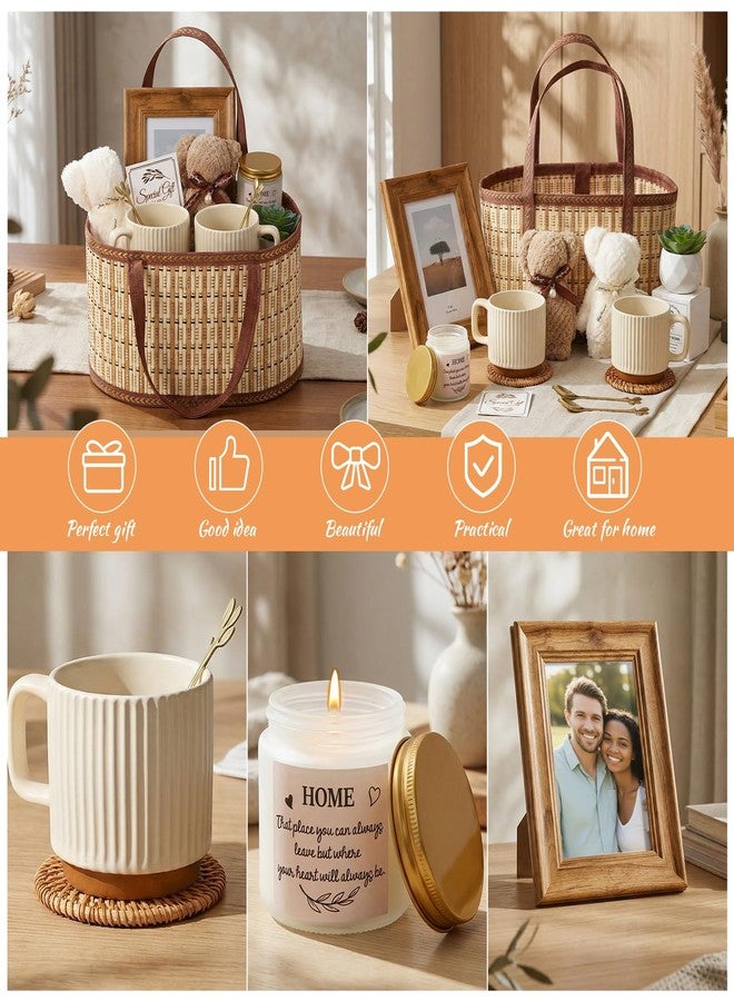RimCereal New House Warming Home Basket Gifts- 15 Pieces Housewarming Presents for Couple Women Men Home Apartment First, Closing Gifts for House Buyers Ideas Supplies - Image 3