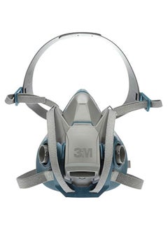 عربست قناع تنفس معتمد من NIOSH للحماية من الغازات والبخارات والغبار في الصيانة والبناء. تصميم Rugged Comfort Quick Latch Half Facepiece 6501QL بصمام تنفس Cool Flow واتصال Bayonet وختم وجه من السيليكون.  - Image 1