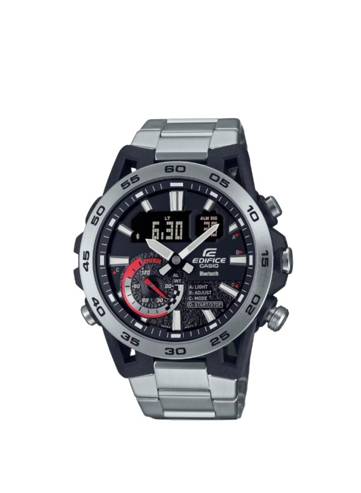 EDIFICE CASIO Stainless Steel Chronograph Watch ECB-40D-1ADF - Image 3