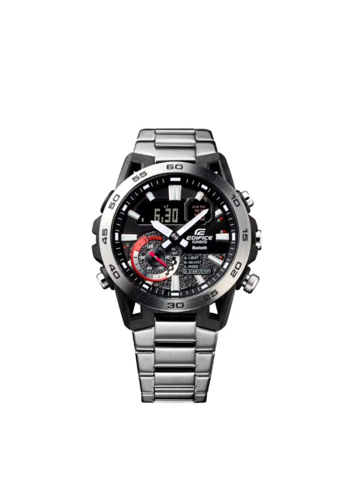EDIFICE CASIO Stainless Steel Chronograph Watch ECB-40D-1ADF - Image 2