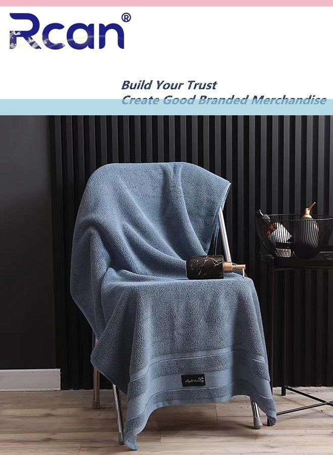 Rcan Adult Thickened Cotton Bath Towel Combed Cotton Bath Towel For Man Ultra Soft Towels Large Shower Towels Soft Feel Quick Dry Highly Absorbent Durable Towels 140 * 70CM - Image 1