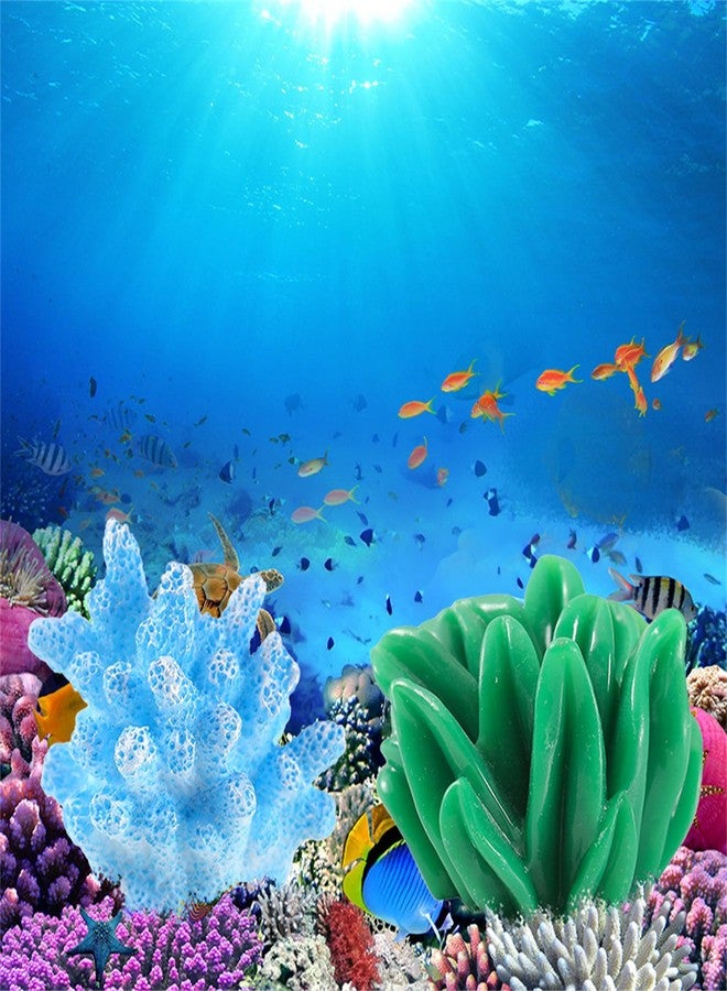 VLSQHNCF 11 Pieces Aquarium Decorations with Resin Coral, Fish Tank Decorations Small Underwater Accessories, Artificial Plant for Betta Ornaments Aquarium Landscape - Image 3