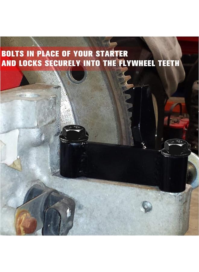 أداة قفل دولاب الموازنة LS، حامل قفل من الفولاذ الأسود أكسيدي مرن، أداة متوافقة مع محرك شيفروليه LS 1 2 3 Lsx - Image 2