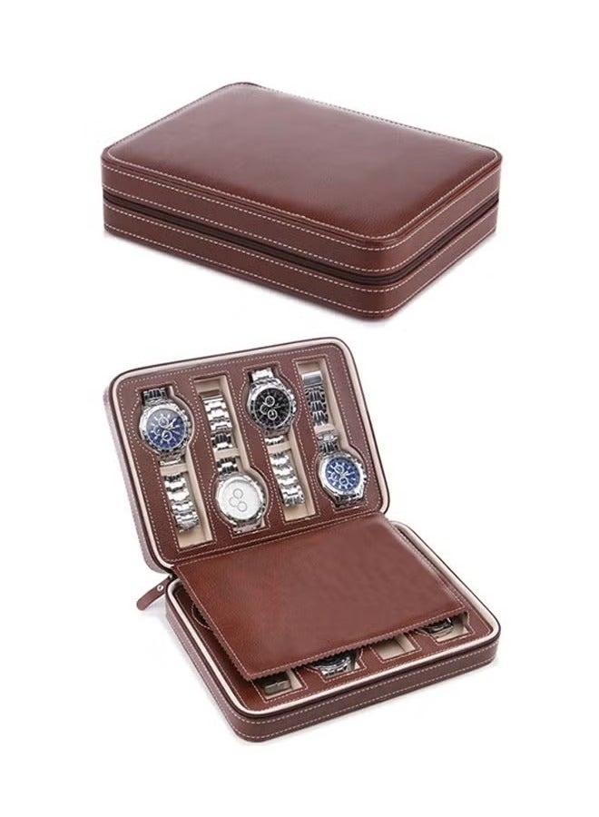 Sanda 8-Grid PU Leather Watch Box QJ1535C8 - Image 2