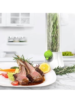 رو سيانل علبة أعشاب طازجة للثلاجة لحفظ الكزبرة والنعناع والريحان – تصميم مبتكر يحافظ على النكهة والطراوة  - Image 4