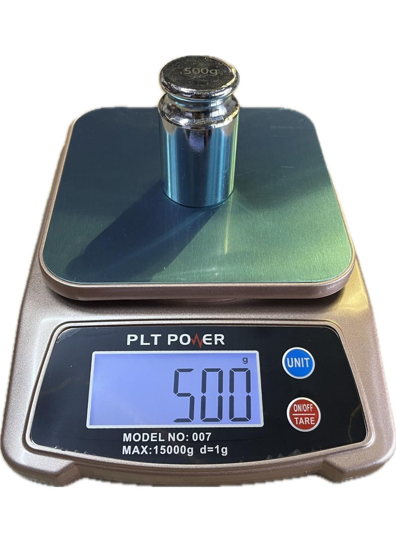 Plt Power 15KG/1GR Multi-Purpose Precision Electronic Kitchen Scale  - Image 1