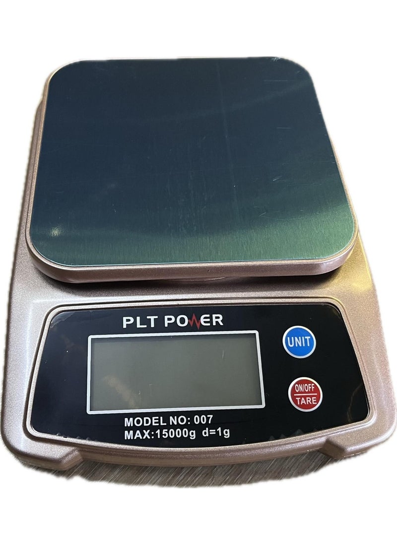 Plt Power 15KG/1GR Multi-Purpose Precision Electronic Kitchen Scale  - Image 2