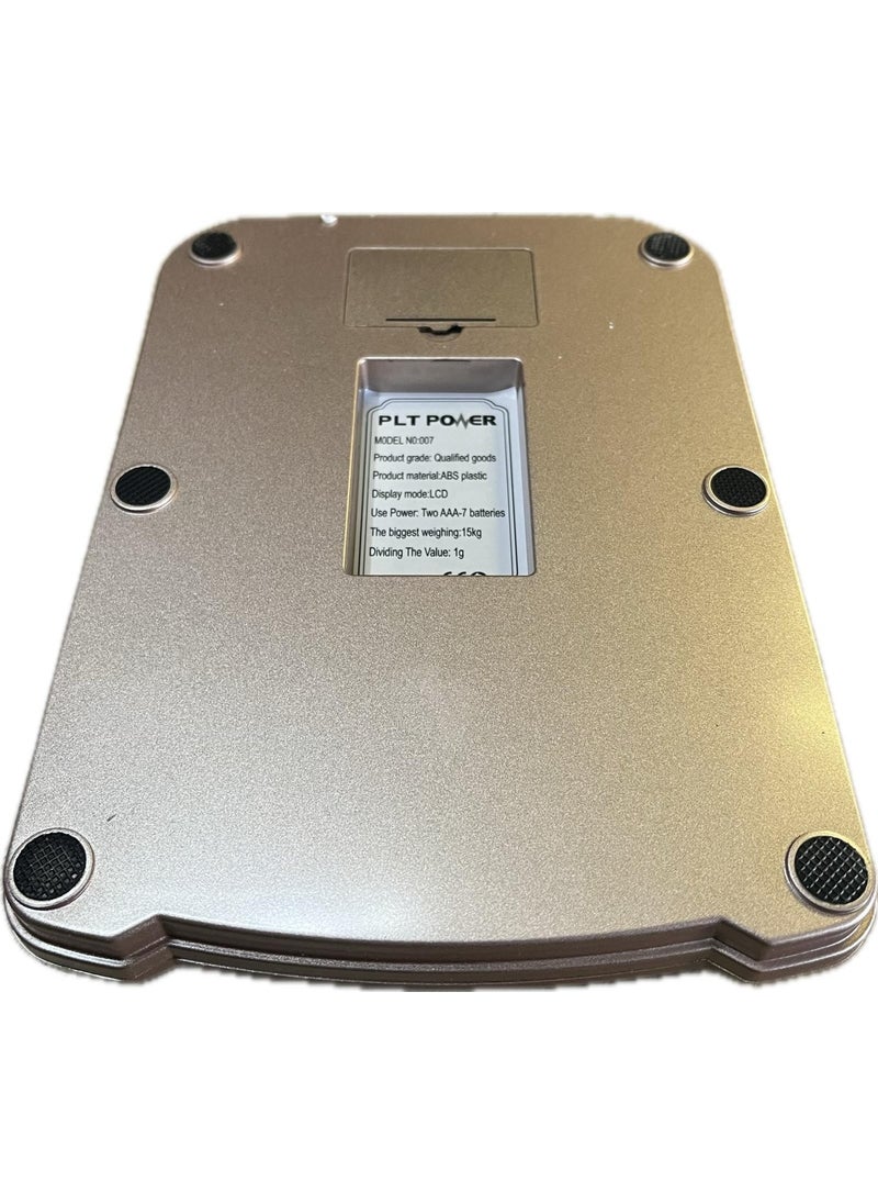 Plt Power 15KG/1GR Multi-Purpose Precision Electronic Kitchen Scale  - Image 5