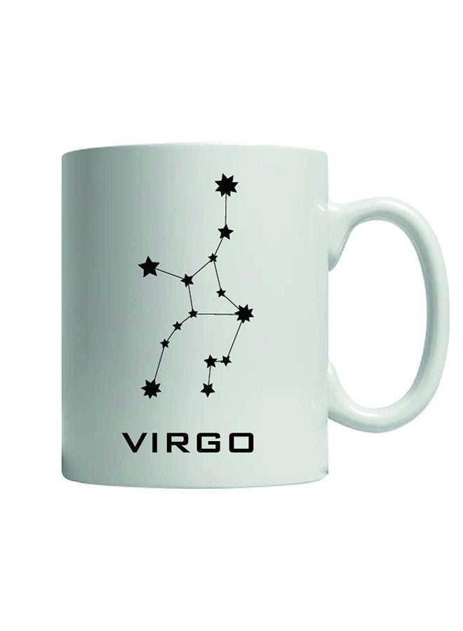 Giftmate Virgo Zodiac Mug 325ml White Printed Ceramic Mug for Coffee Tea | Virgo Star Sign Mug - Image 1