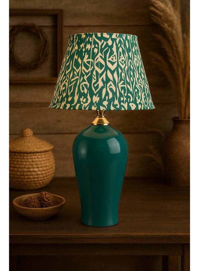 Roza lighting Green Jar Table Lamp - Image 3