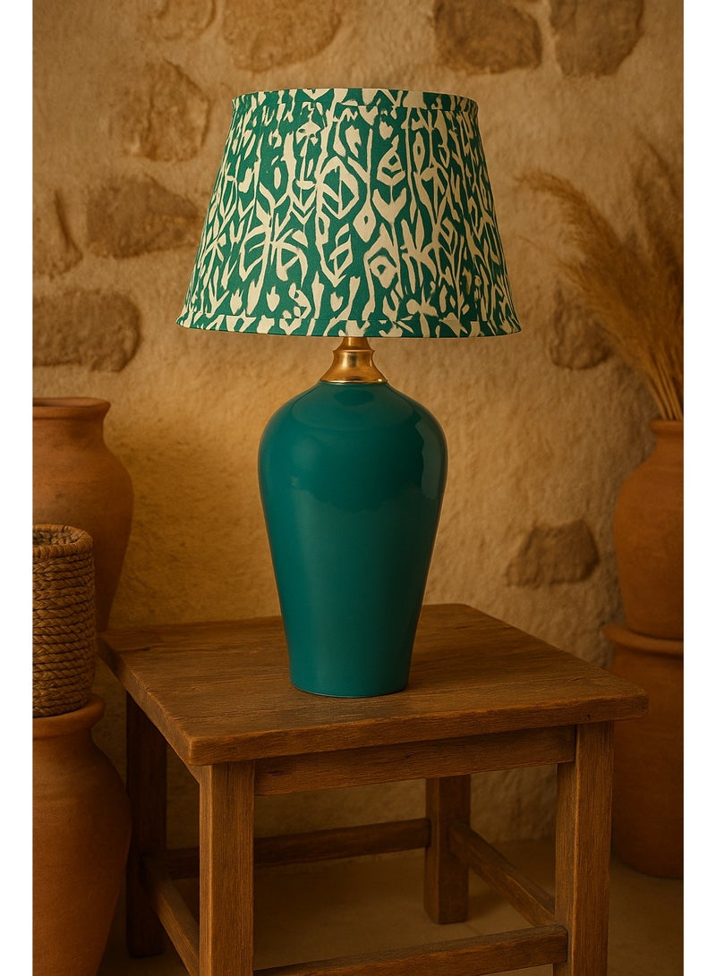Roza lighting Green Jar Table Lamp - Image 5