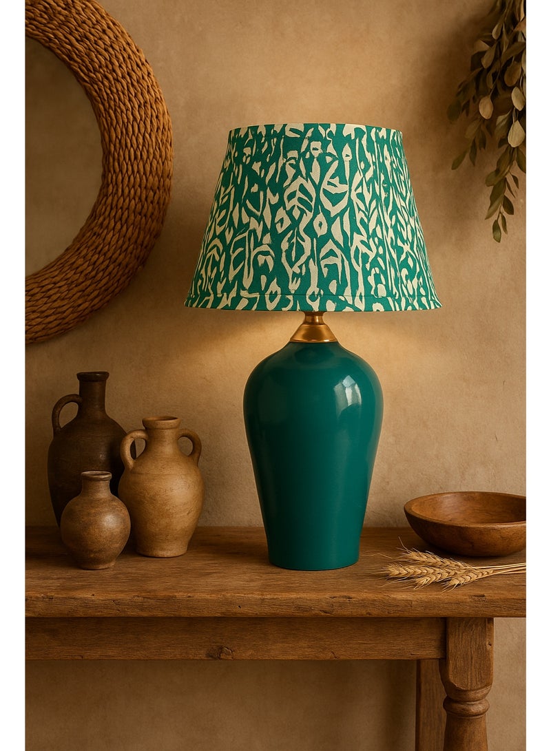 Roza lighting Green Jar Table Lamp - Image 2