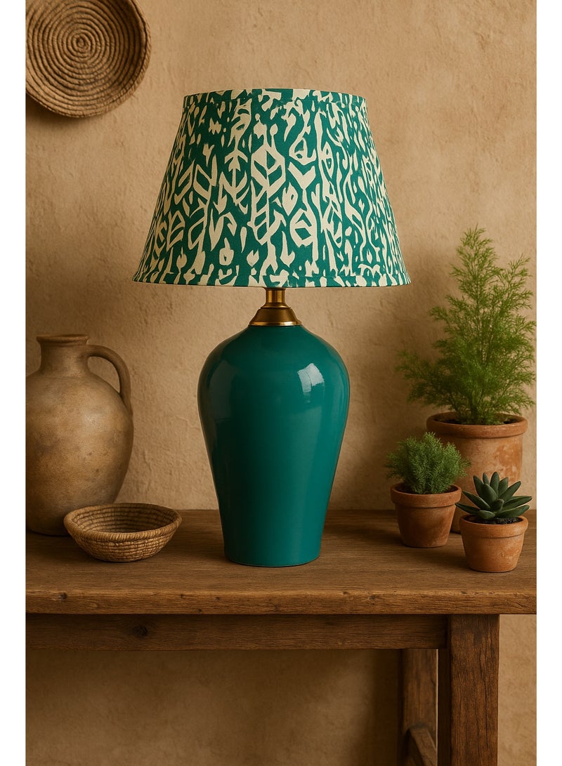 Roza lighting Green Jar Table Lamp - Image 4