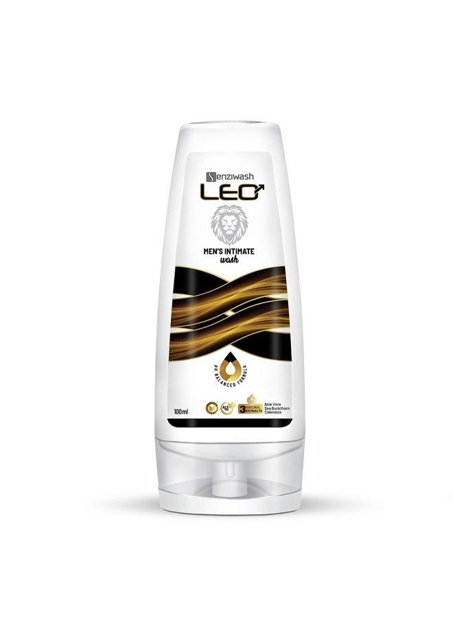 SENZIWASH - Leo Intimate Wash For Men 100% Scientific With Natural Ingredients ; Aloe Vera Sea Buckthorn & Calendula ; Prevents Itching Irritation And Odor (100 Ml) - Image 1
